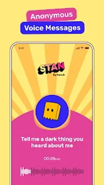 Stan: Anonymous Voice Chat