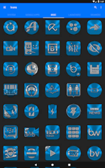 Light Blue Icon Pack Free