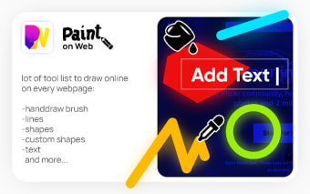 Paint on Web - online draw