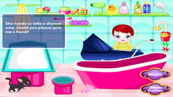 Babys Day: Bath  Lunch  Play - Kids Game