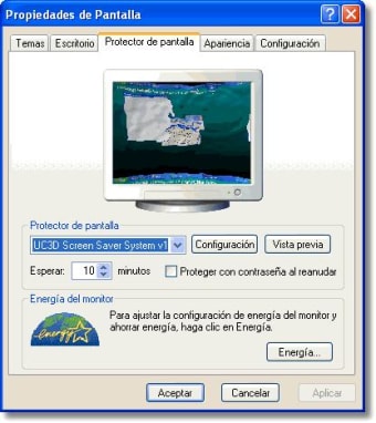 Desktop Puddle Screensaver