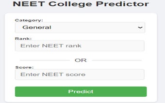 NEET College Predictor