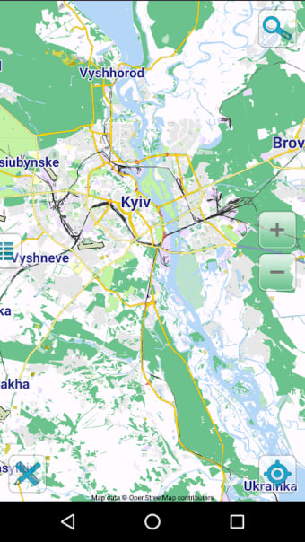 Map of Kiev offline MapApps