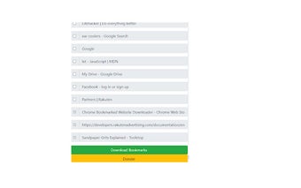 Chrome Bookmarked Website Downloader