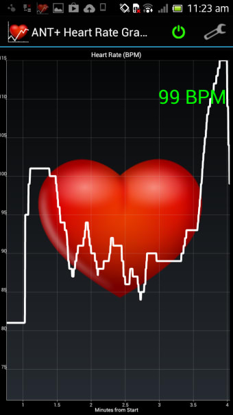 ANT Heart Rate Grapher