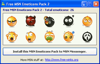 Free MSN Emoticons Pack