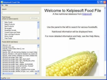 Kelpiesoft Food File