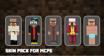 Villagers Skins for MCPE
