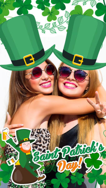 St. Patricks Day photo editor  Frames  stickers