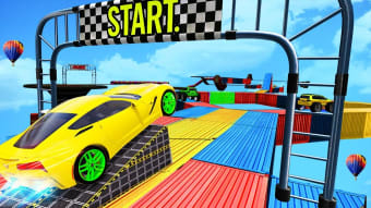Mega Car Stunts Racing - Ramp Stunt Car Games 2020