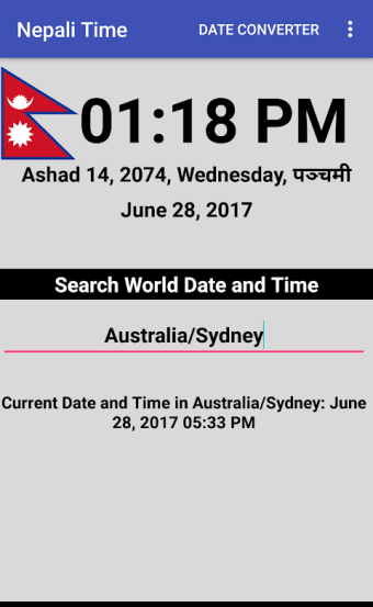 Nepali Date and Time