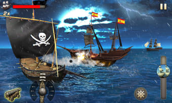 Caribbean Sea Pirate War 3D Ou