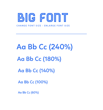 Big Font - Big Text Size