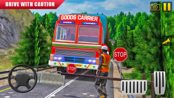 Cargo Delivery Truck Driving Simulator:Hill Truck
