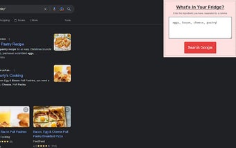 Recipe Finder Extension