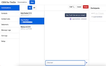 CRM for Twilio