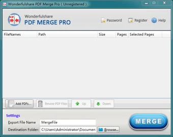 WonderfulShare PDF Merge