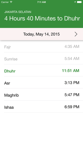 Salat Times Muslim Prayer Times