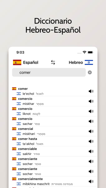 Diccionario Hebreo-Español