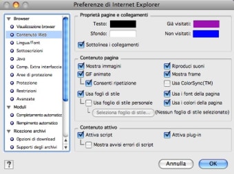 Internet Explorer per Mac
