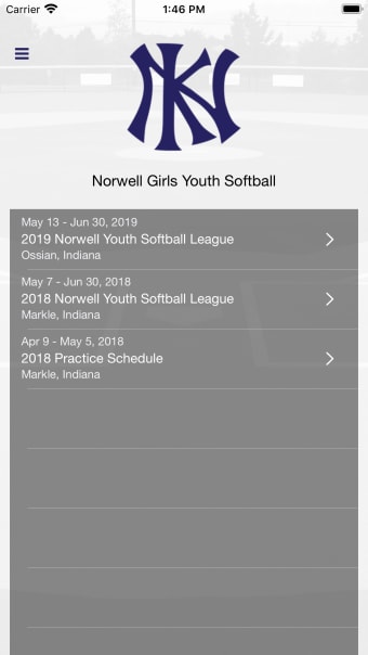 Norwell Girls Youth Softball