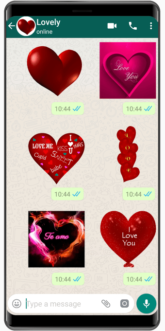 Lovely Amor Stickers  WAStickerApps Love