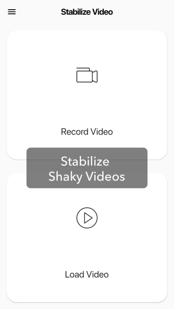 Deshake Video - Stabilization