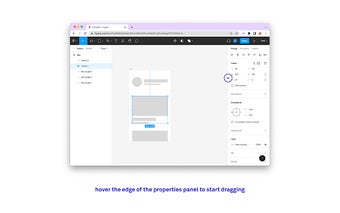 Figma Properties Panel Drag