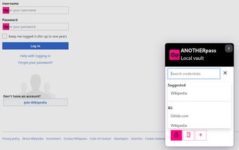 ANOTHERpass Browser Extension