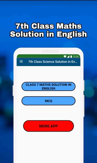 Class 7 Maths Solution English