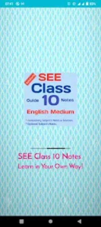 SEE Class 10 Notes  Solution