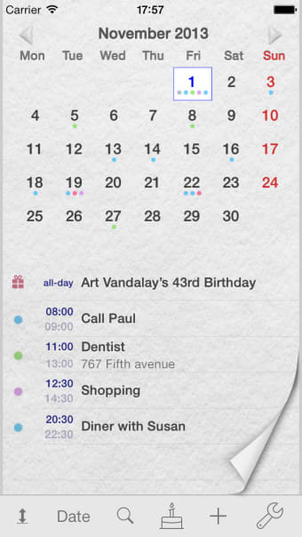 Page Calendar
