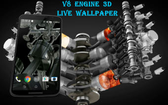 V8 Engine 3D Live Wallpaper