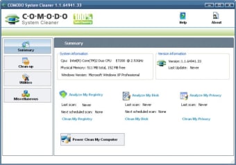 Comodo System Cleaner Portable