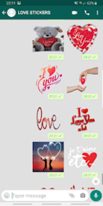 Love stickers for whatsapp
