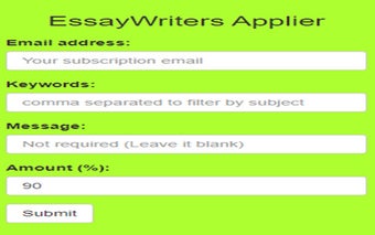 EssayWriters Applier