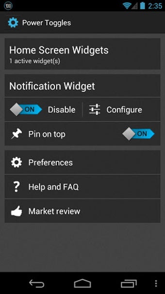 Power Toggles para Android - Descargar
