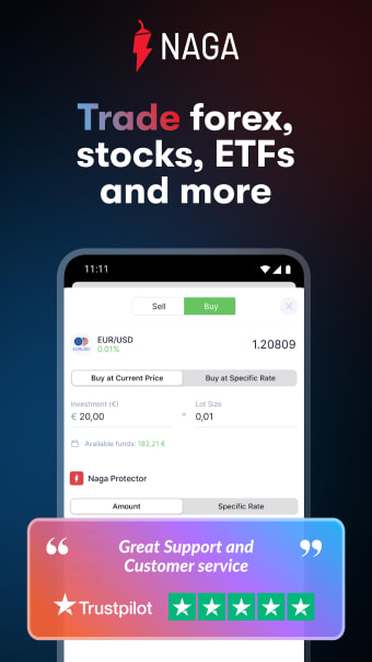 Forex trading app by Naga