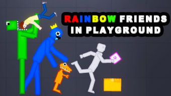 Rainbow Friends In Playground