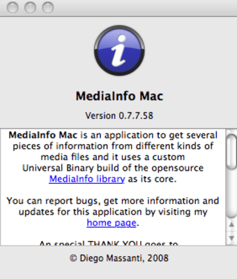 MediaInfo Mac