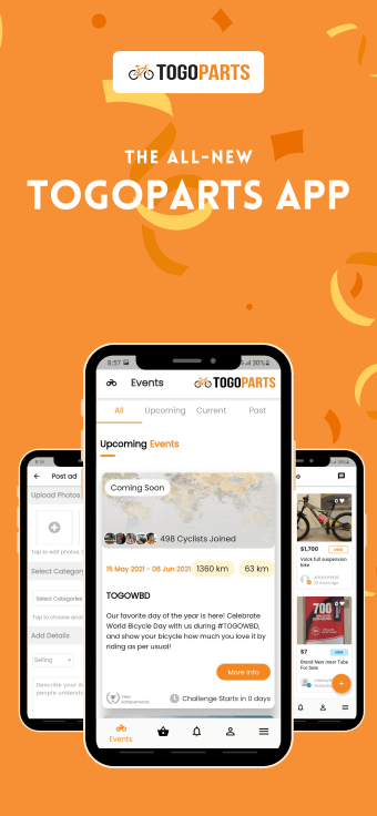 Togoparts - Cycling Events  Marketplace