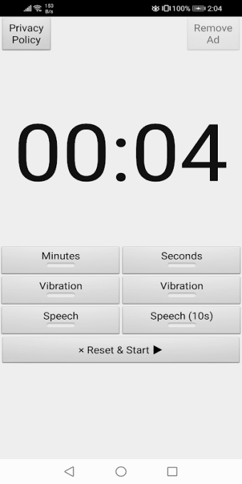 1 minute interval timer