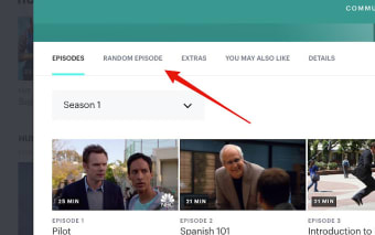 Hulu Random Episode Button