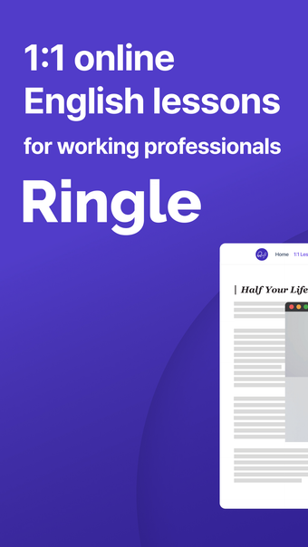 Ringle - 1:1 Online English