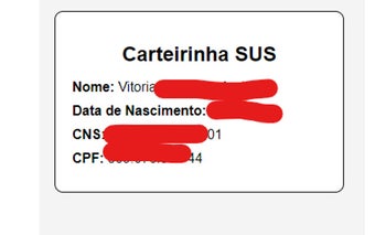 Carteirinha SUS