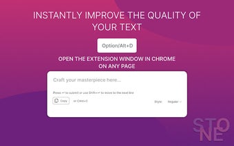 Stone — ChatGPT Grammar & Style Enhancer