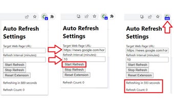 Auto Refresh Extension