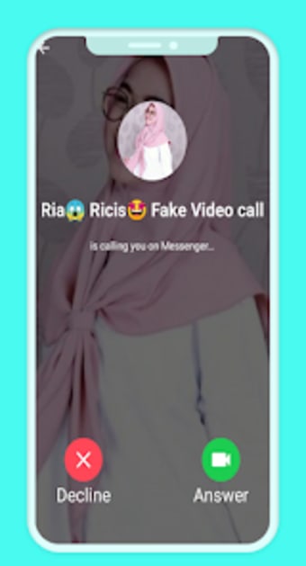 Fake Video Call Ria Ricis