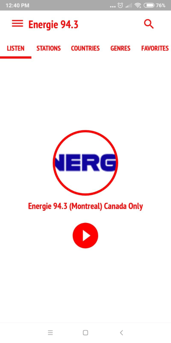 Radio Energie 94.3 Montreal