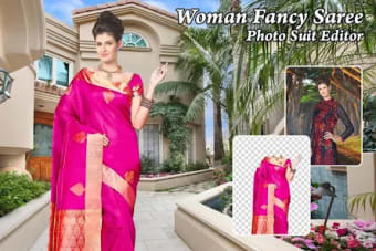 Woman Fancy Saree Photo Suit E